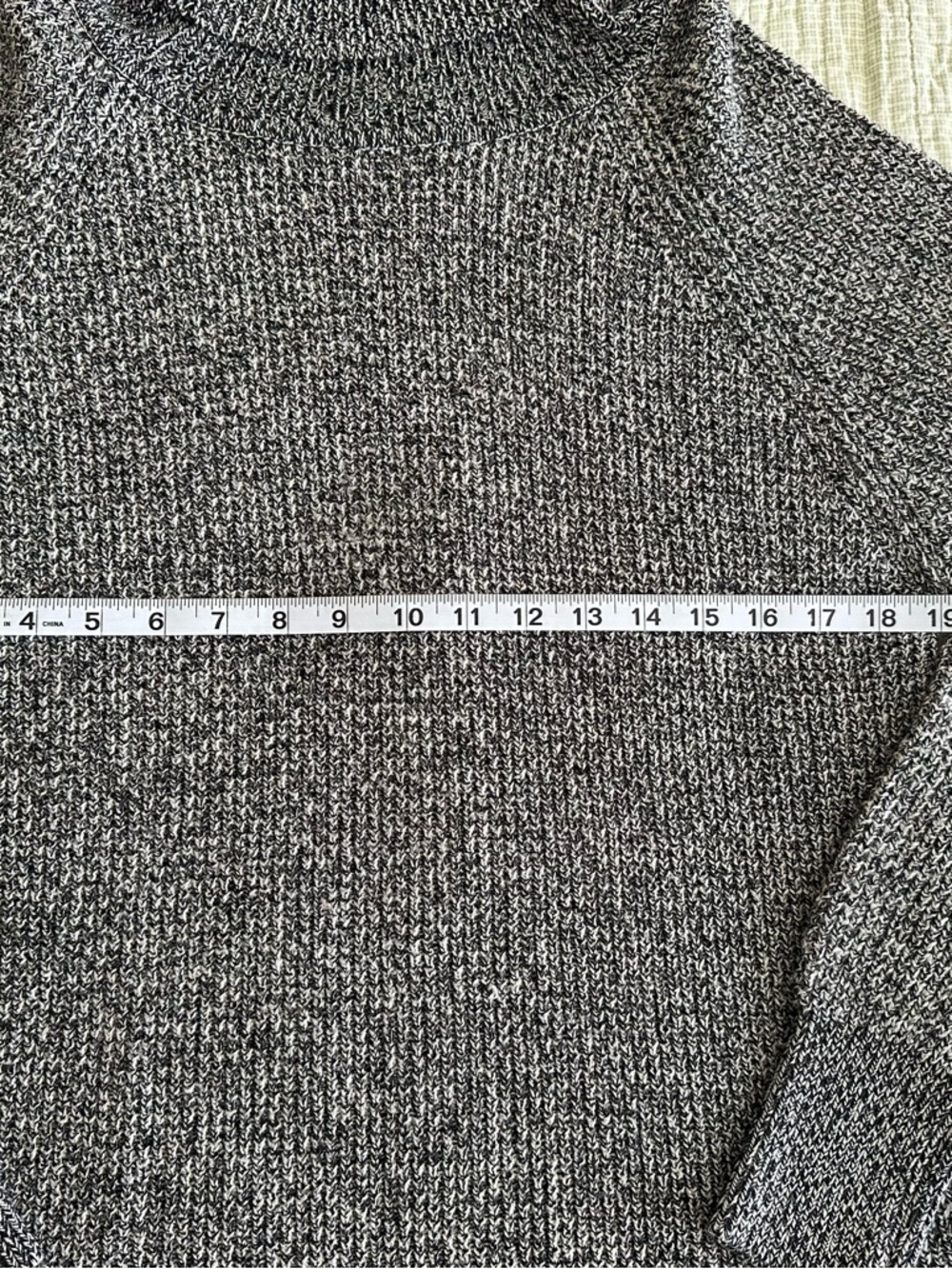 RD Style Grey Marled Turtleneck Sweater - Picture 6 of 7
